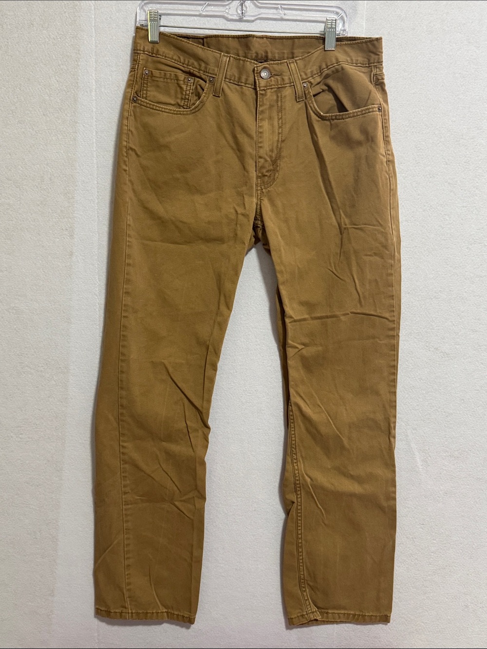 Levi's 514 Relaxed Straight Jeans in Caramel Brown